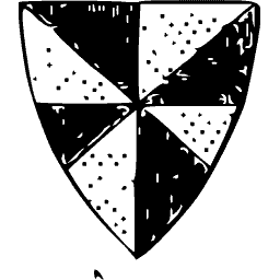 Gyronny shield 02