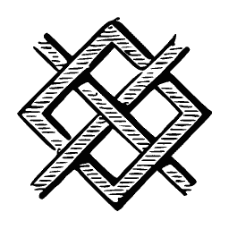 Interlaced fret knot