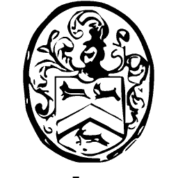 Oval seal with chevron and greyhounds