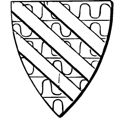 Shield with bendlets on nebuly field 01