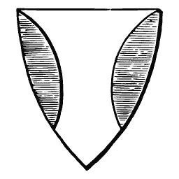 Shield with flaunches