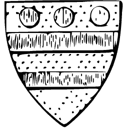 Shield with bars and roundels