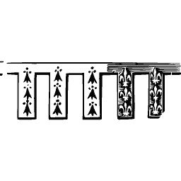 Two ermine labels