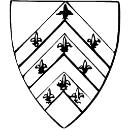 Shield with chevrons and fleurs-de-lis 02