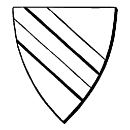 Shield with two bendlets