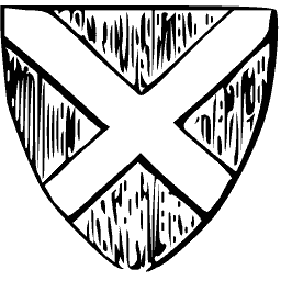 Shield with saltire 03