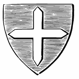 Shield with a cross