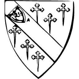 Shield with crosses and a bend