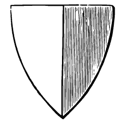 Plain shield per pale