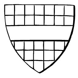 Shield with lattice and band
