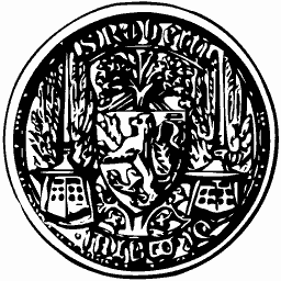 Seal with lion under a canopy
