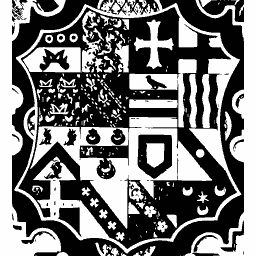 Many-quartered arms with crosses
