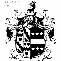 Quartered arms with stars and bars