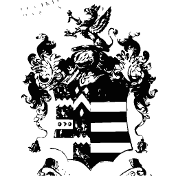 Arms with bars and a griffin crest