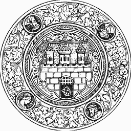 Castle seal with roundels