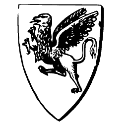 Winged griffin shield