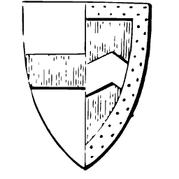 Canton and bordure shield 01