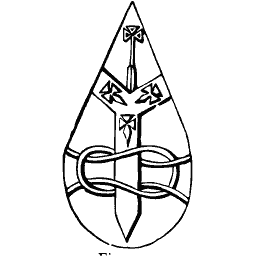 Cross and knot shield