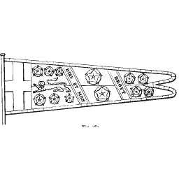 Heraldic pennon