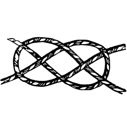 Knotted cord shield