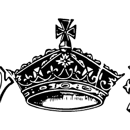 Crown with a cross
