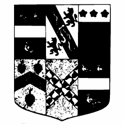 Quartered shield of arms
