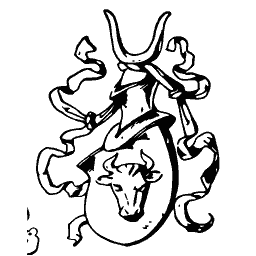 Bull crest with mantling