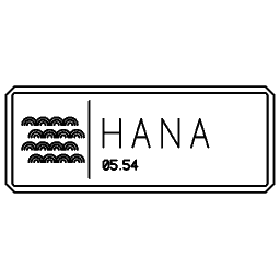 Romanised direction label 09