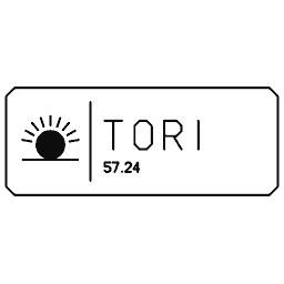Romanised direction label 18
