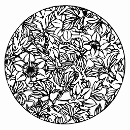 Blossom roundel 03