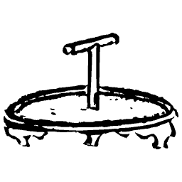 Low round table