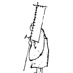 Man shouldering a ladder