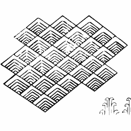 Angular wave lattice