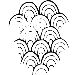 Massed wave crests