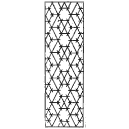 Star lattice screen