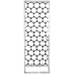 Hexagonal star lattice