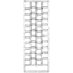 Staggered rung lattice