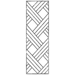 Woven bar lattice