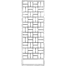 Offset brick lattice