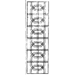 Octagon chain lattice