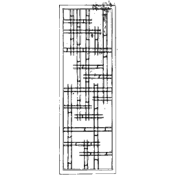 Irregular crossed bars