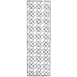 Interlaced net panel