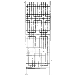 Blocked grid lattice
