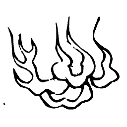 Flame motif