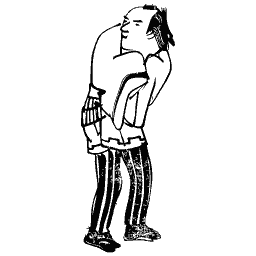 Two men standing 01