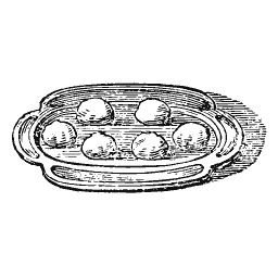 Dish of eggs