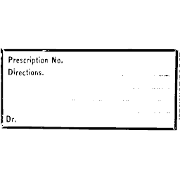 Blank prescription form label 01