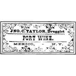 Port wine label 01