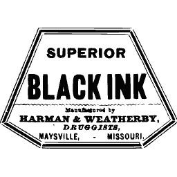 Black ink label 01