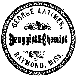 Round druggist label 01